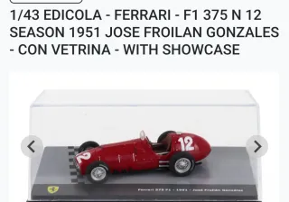 Prezzo per 1 modello 18€ Ferrari F1 1:43
