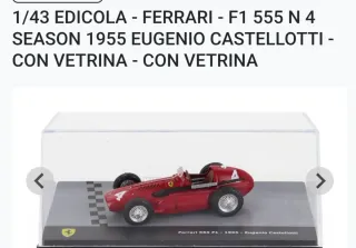 Prezzo per 1 modello 18€ Ferrari F1 1:43