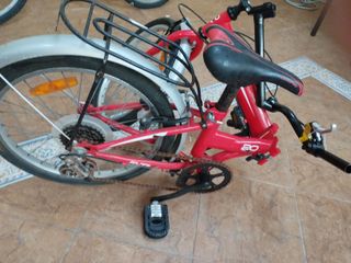 Bicicleta Plegable 20 Roja