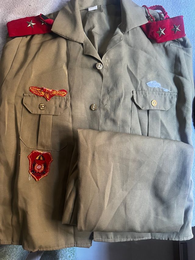 Uniforme militar niño talla 4