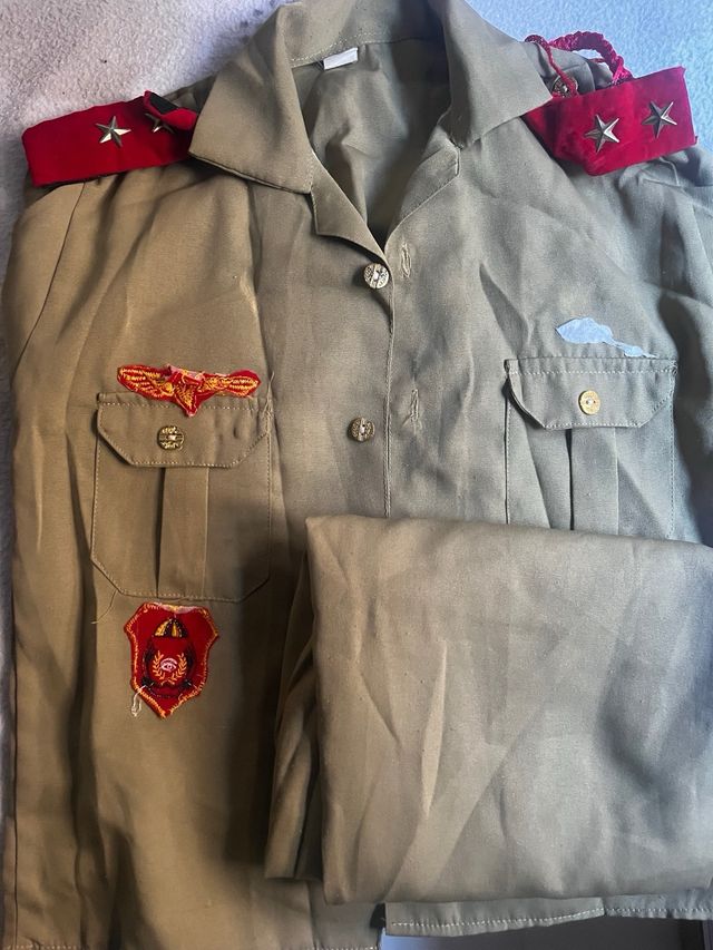 Uniforme militar niño talla 4