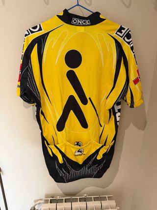 Maillot ONCE ciclismo amarillo