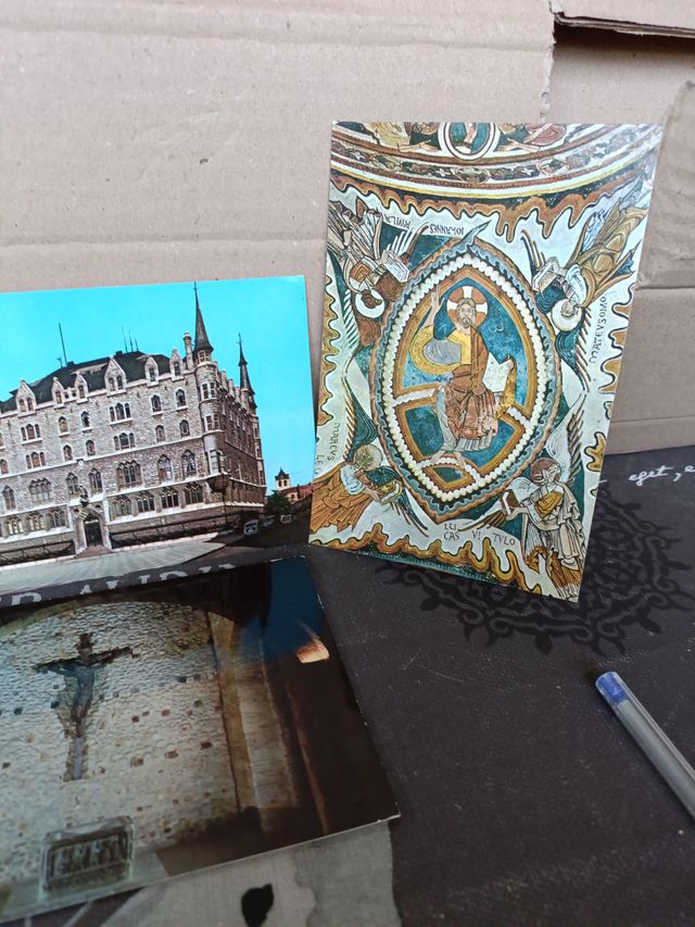 11x Cartoline vintage Leon degli anni 60/70/80