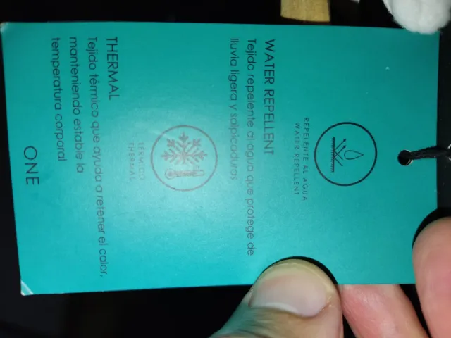 Abrigo invierno Tenth negro y gris