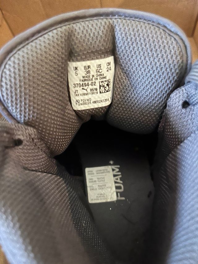 Scarpe Puma Altas Grigi da basket