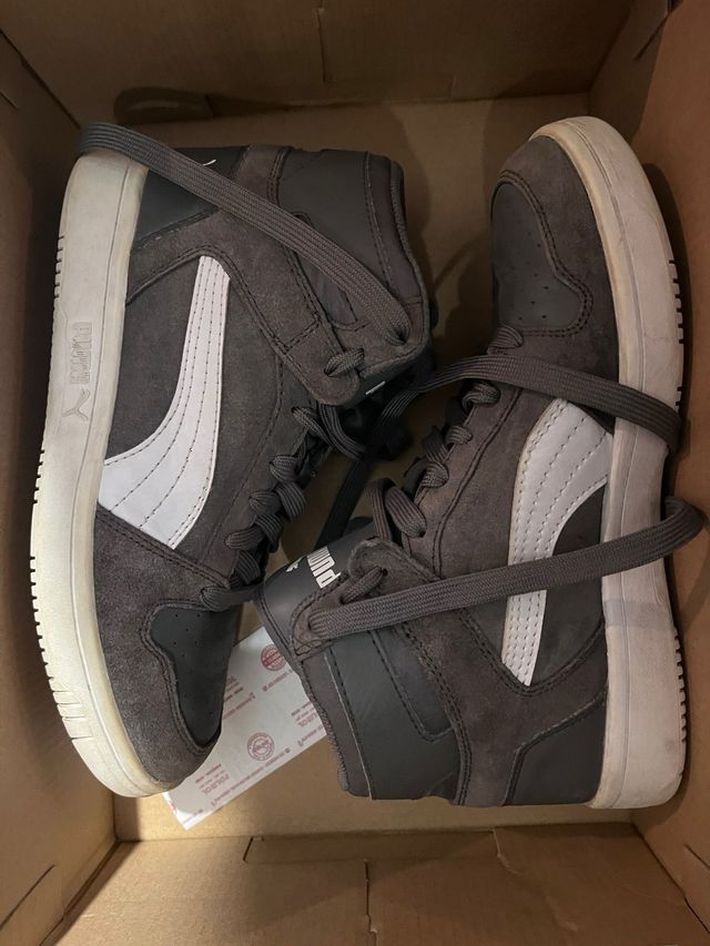 Scarpe Puma Altas Grigi da basket