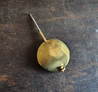 Antico bilanciere per orologio a pendolo epoca'800