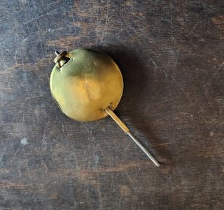 Antico bilanciere per orologio a pendolo epoca'800