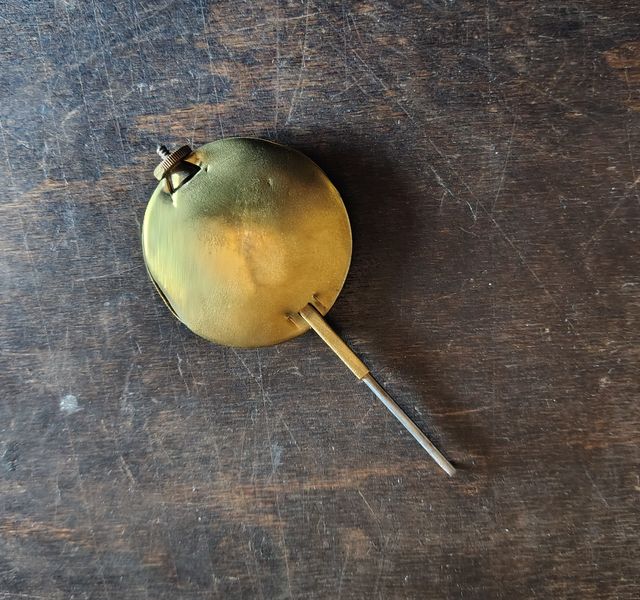Antico bilanciere per orologio a pendolo epoca'800