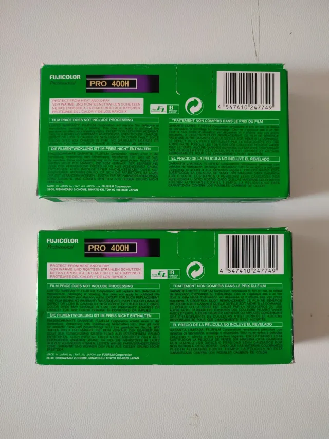 X10 Rullini Fujifilm Fujicolor Pro 400H