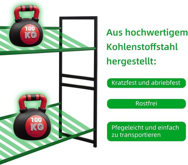 Scaffalatura in metallo per 6 scatole