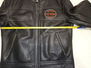 Chaqueta de cuero Harley-Davidson Negra