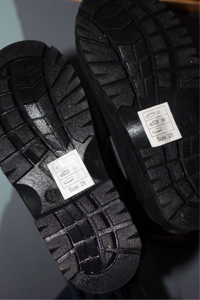 Doposci Bambino Zoogs Neri Nuovi taglia 28