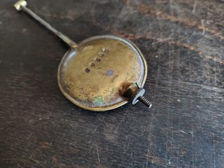 Bilanciere antico orologio a pendolo '800