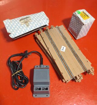 STS Scalextric 4x4 pistas obstáculos transformador