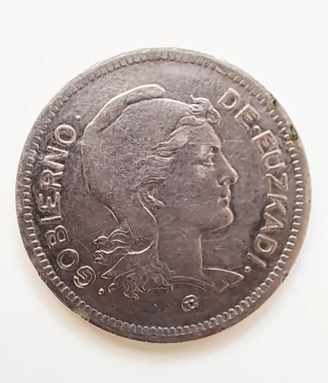1 Peseta 1937 Gobierno de Euzkadi