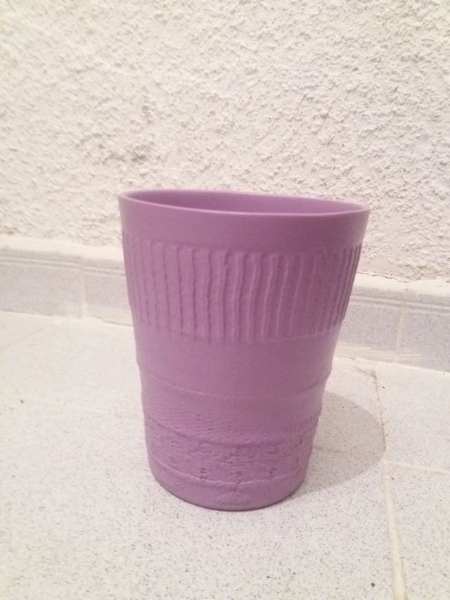 Maceta Orquídea Lila Pastel. Nueva