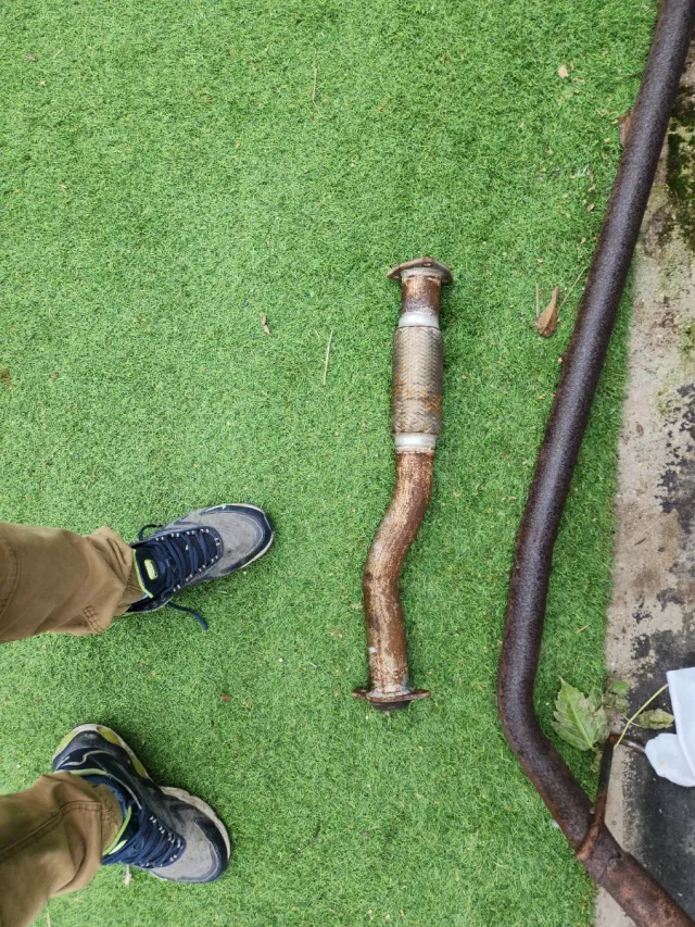 Tramo escape Opel Calibra