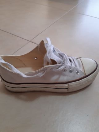 Bambas Victoria Tela T.39 Blancas