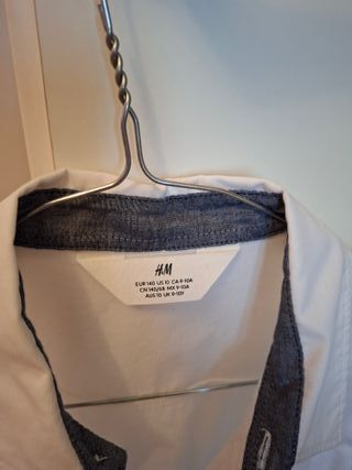 Camicia bianca H&M ragazzo 10 anni