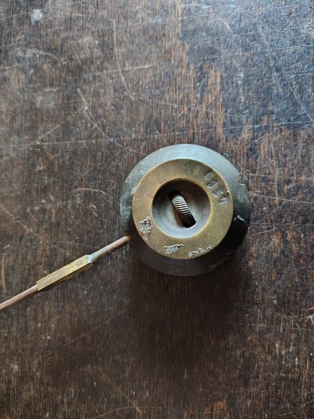 Antico bilanciere per orologio a pendolo epoca'800