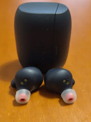 Cuffie auricolari Jabra 65t blu e oro