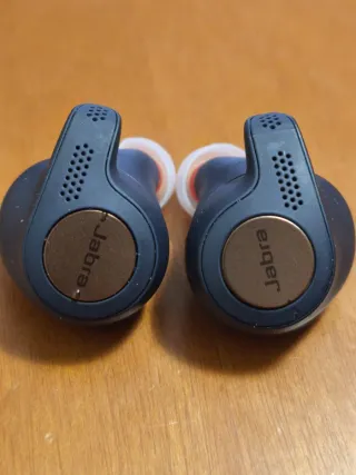 Cuffie auricolari Jabra 65t blu e oro