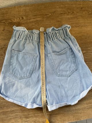 Pantaloncini vita alta jeans