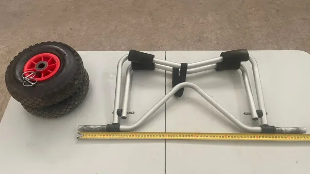 Carro de aluminio para piragua o kayak