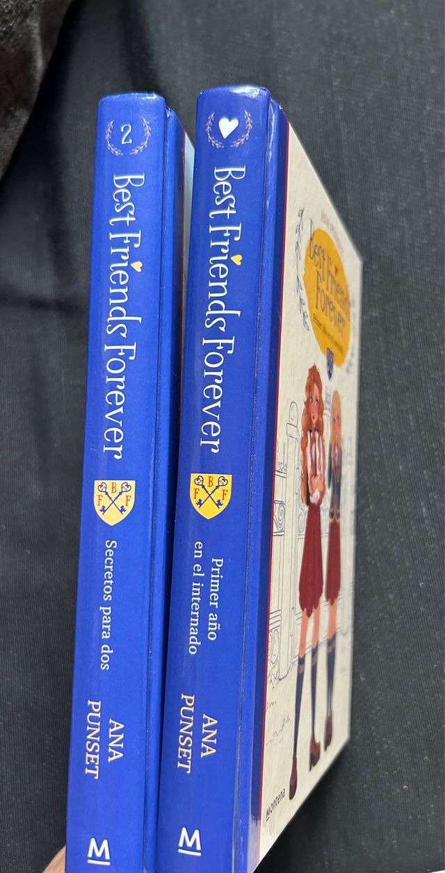 Libro Best Friends Forever, el numero 1 y el 2.