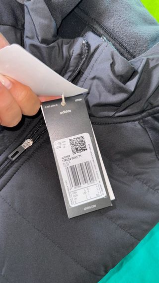 Giacca Adidas uomo mezza zip L