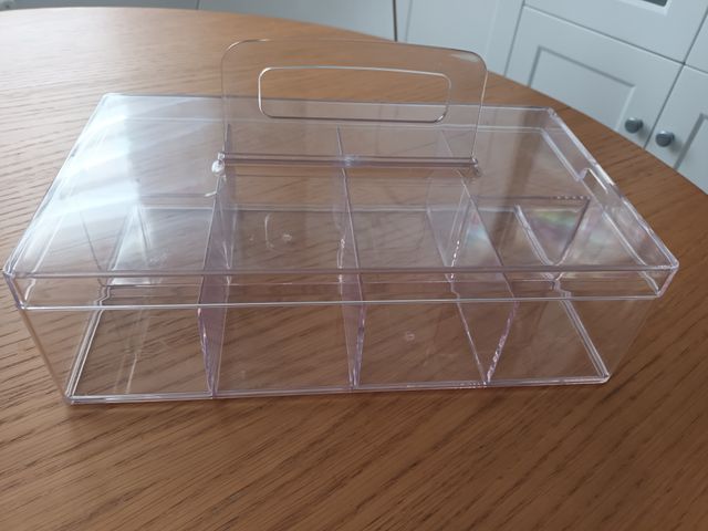 Caja metracrilato para costura, esmaltes