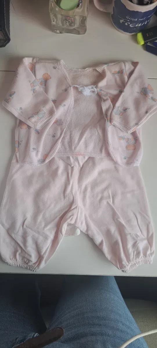 Conjunto chaquetita y pantalón bebé 