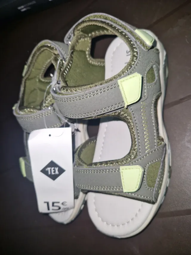 Chanclas TEX Carrefour, Verde