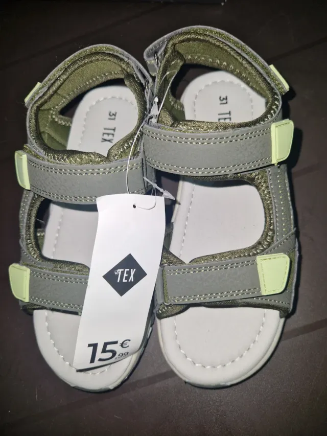 Chanclas TEX Carrefour, Verde
