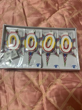 Candele Numero 0 e 8