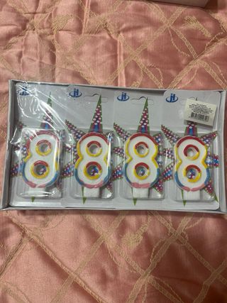 Candele Numero 0 e 8