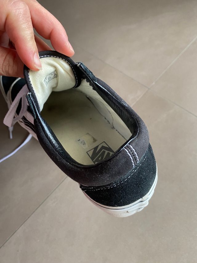 Sneakers Vans nere e bianche