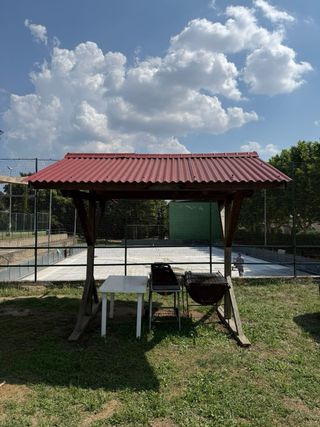 Conjunto Mesa Picnic Madera Exterior