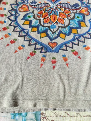 Jersey Camiseta Desigual Manga Larga Estampado