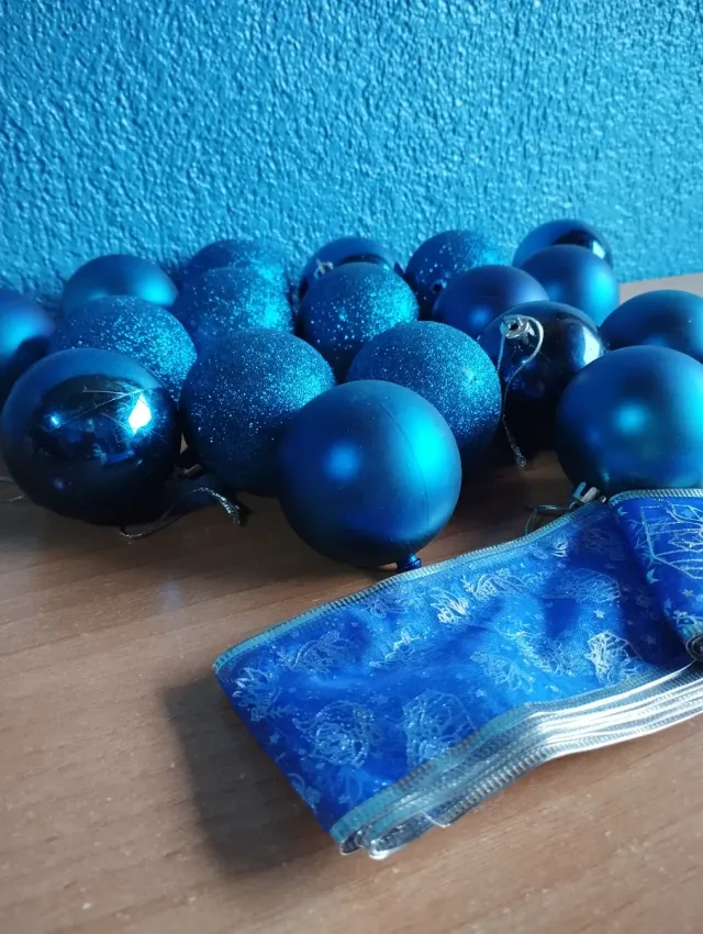Bolas Navidad - Azules
