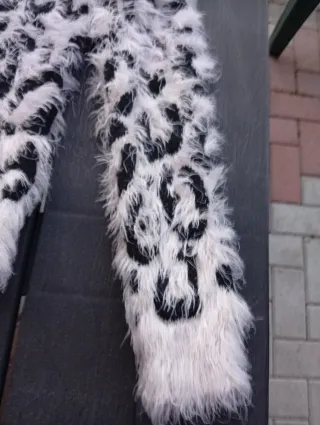 Maglia donna corta fantasia leopardata