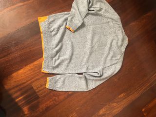 Jersey Kenzo Gris Naranja Media Cremallera