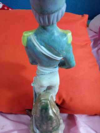 Figura Soldado Capodimonte Porcelana