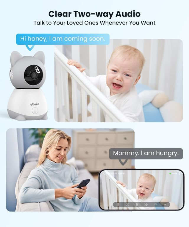 ieGeek Fotocamera aggiuntiva 2K / Fotocamera e Audio