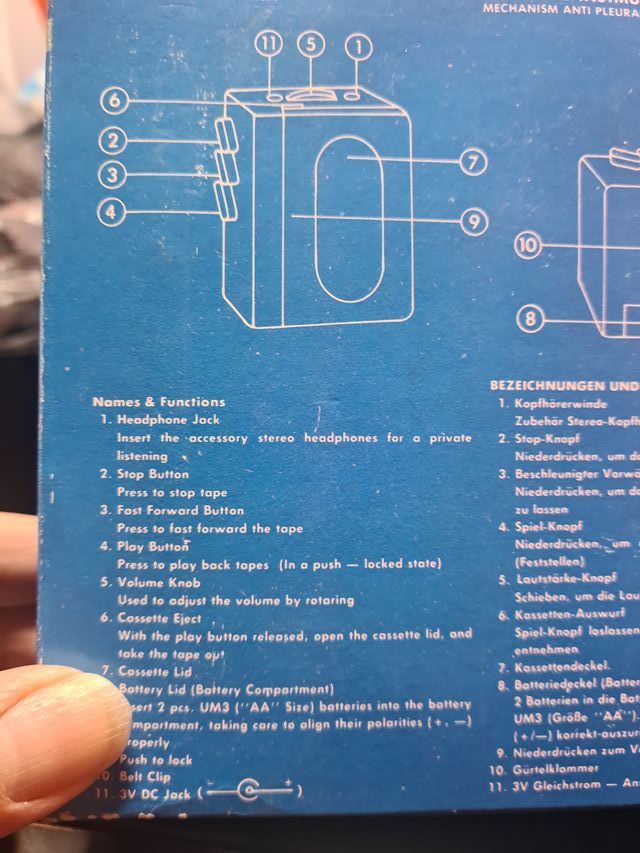Reproductor Cassette Stereo Años 90