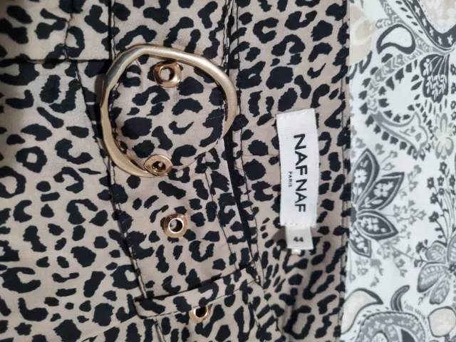 Pantalones naf naf Estampado Animal