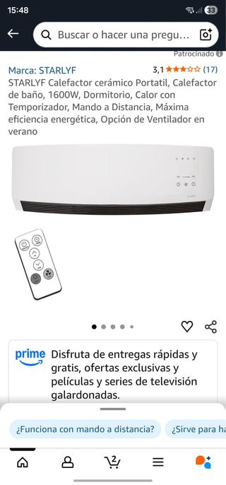 Calefactor y Climatizador Starlyf