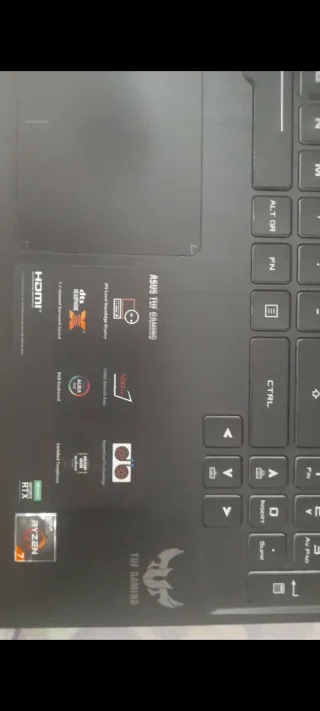 Portátil Asus Gaming Negro y Verde