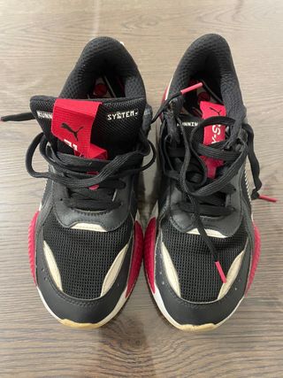 Scarpe Puma RS-X nere e rosa